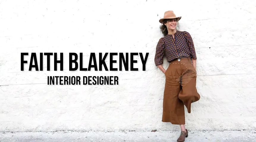 Speaker reel for interior designer Faith Blakeney